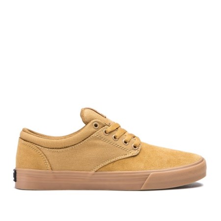 Supra Chino Womens Low Tops Shoes Yellow UK 39WKS